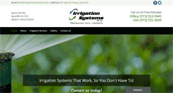 Desktop Screenshot of irrigationsystemsofnj.com